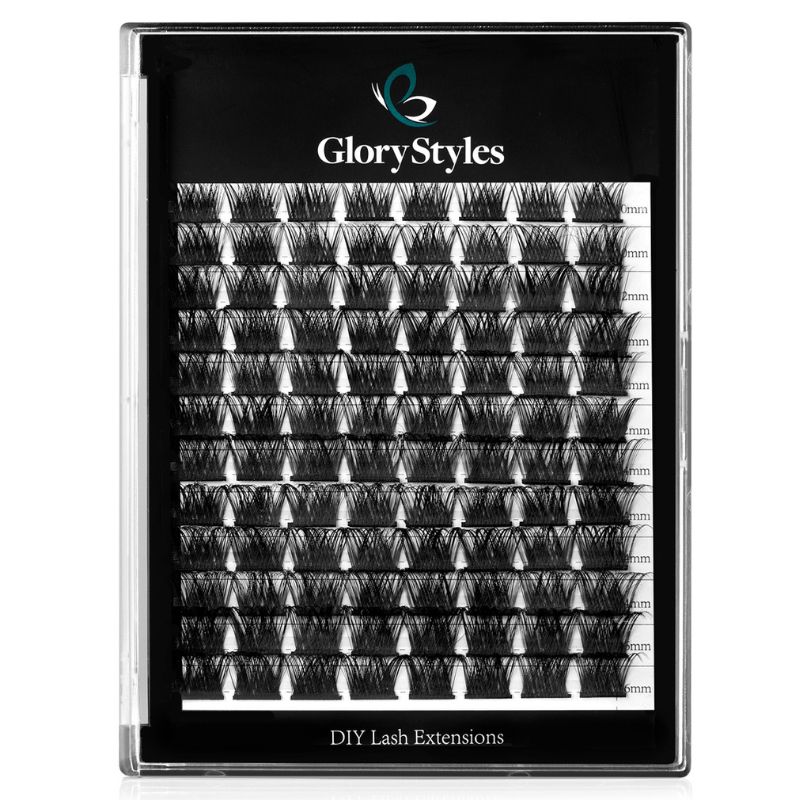 Levně GloryStyles Segmentové řasy DY003 multipack dlouhé (10 - 16 mm)