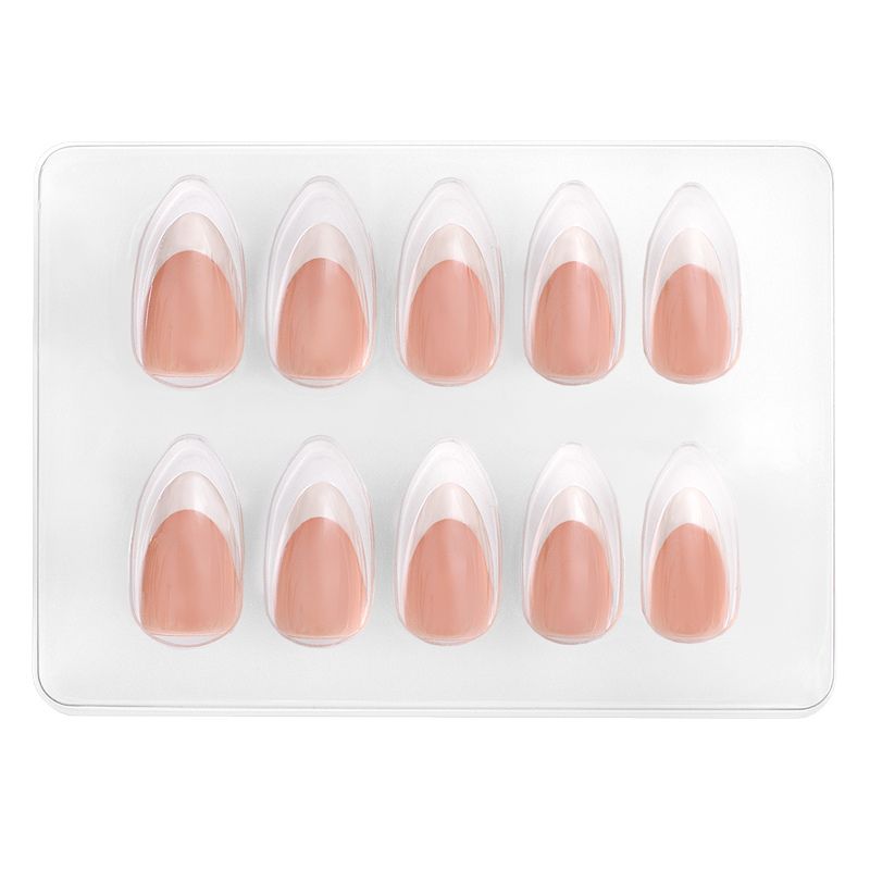 GloryStyles Nalepovací nehty - bílá francie - 30 ks