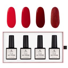 GloryStyles Sada gel laků GP17 Red