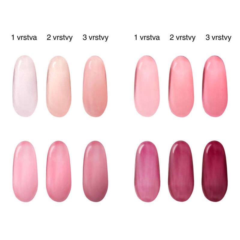 GloryStyles Sada gel laků GP13 Jelly