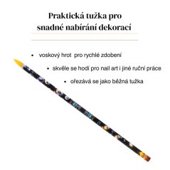Vosková tužka na zdobení nehtů