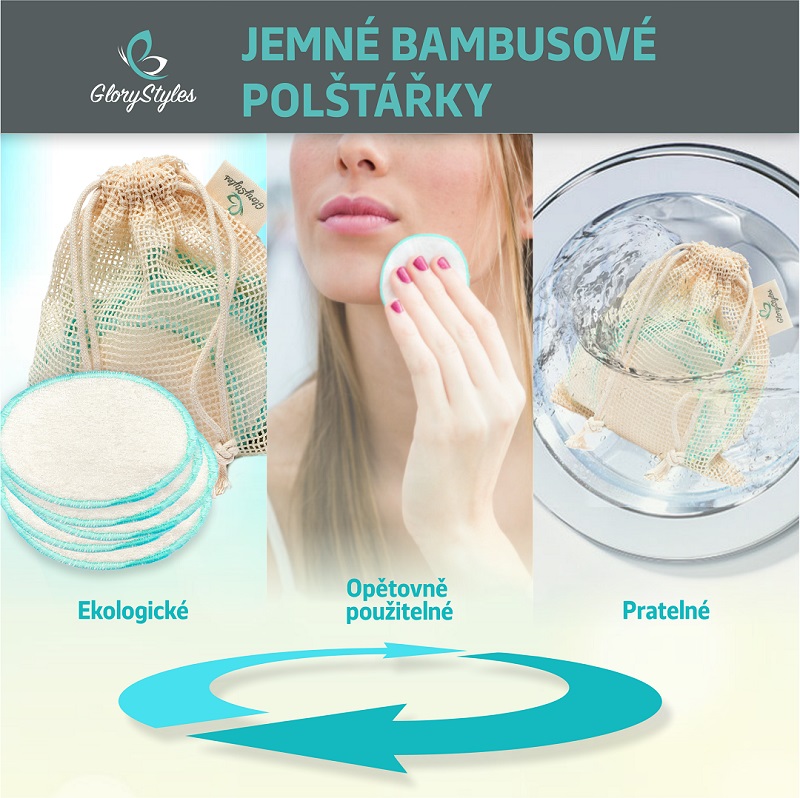 Bambusové odličovací tamponky GloryStyles