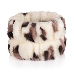 GloryStyles Náramky/potítka na mytí obličeje - leopardí