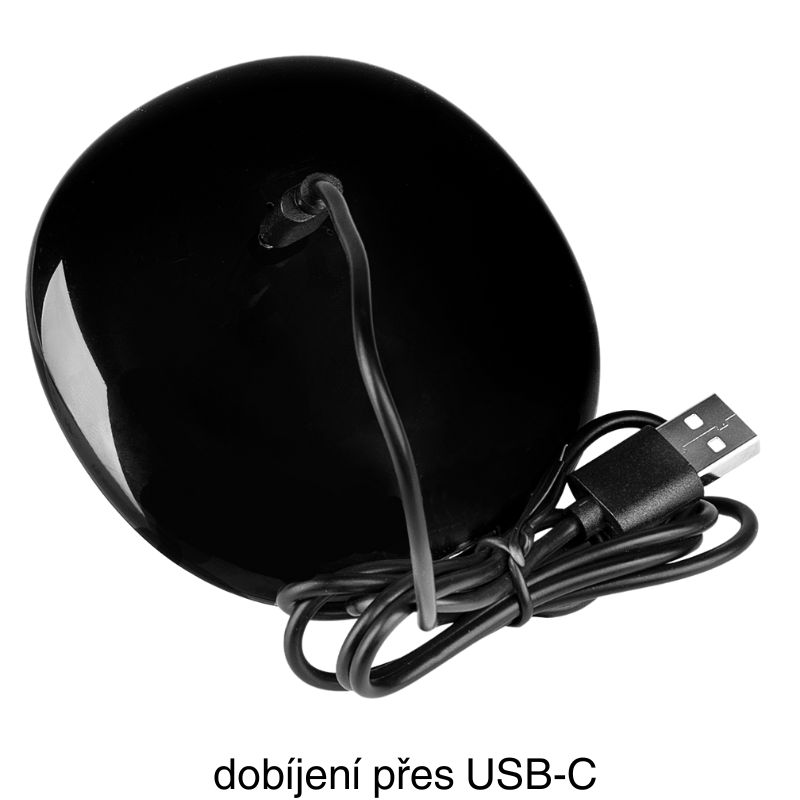 Kapesní kosmetické zrcátko s LED osvětlením BLACK GloryStyles