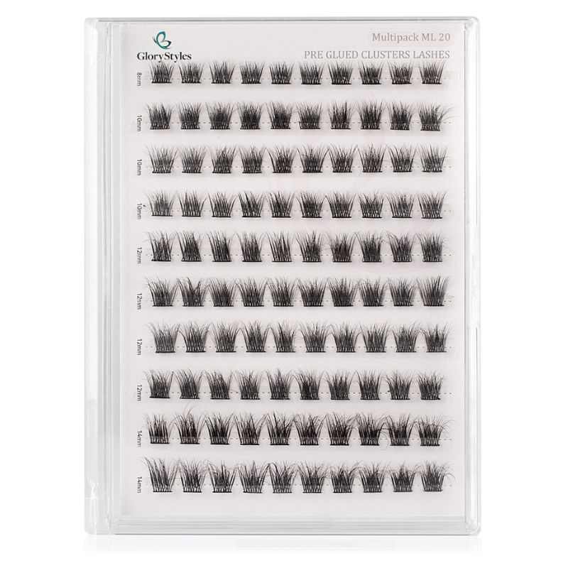 GloryStyles Samolepící řasy ML20-B multipack
