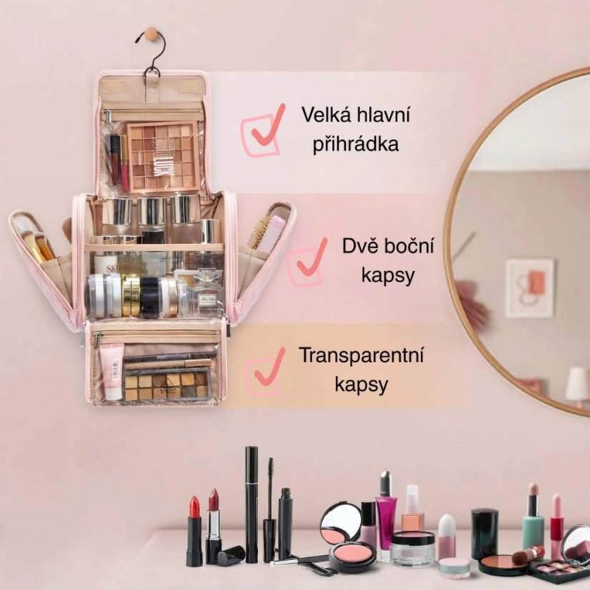 Závěsná kosmetická taška GloryStyles