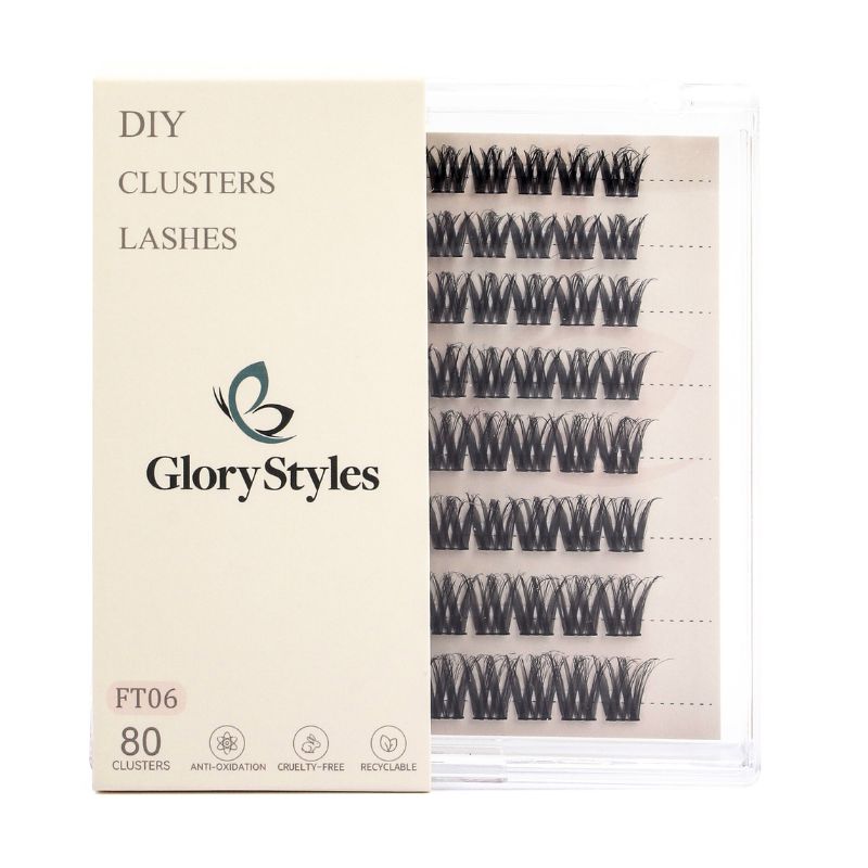 GloryStyles Segmentové řasy FT06 multipack