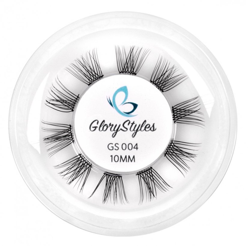 GloryStyles Segmentové řasy GS004 - Délka řas: 10 mm