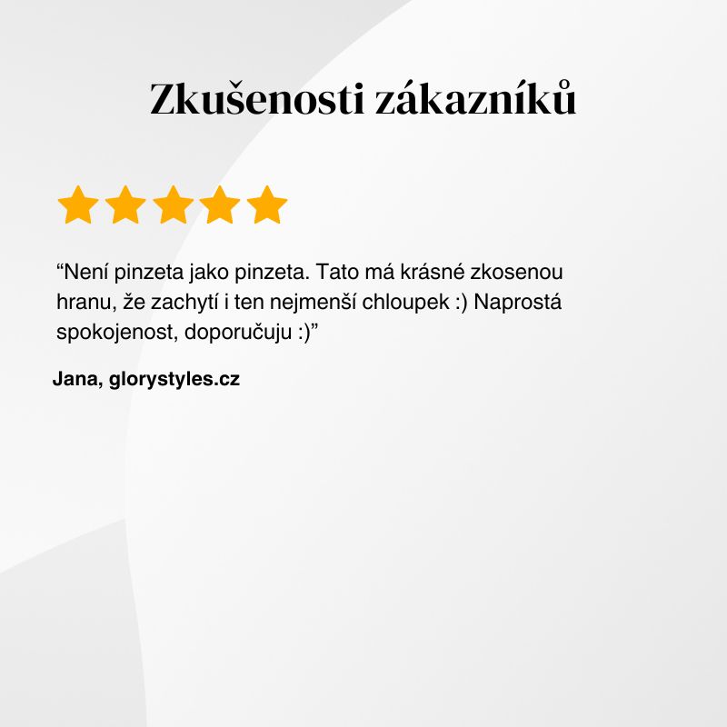 Sada pinzet GloryStyles  - růžová