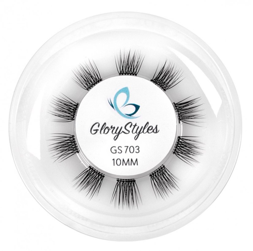GloryStyles Segmentové řasy GS703 - Délka řas: 10 mm
