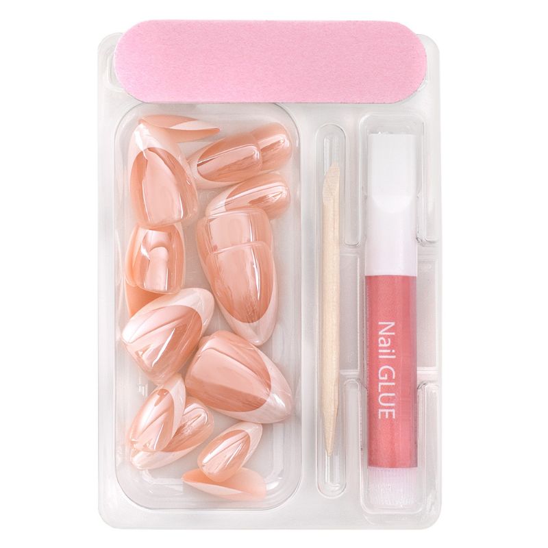 GloryStyles Nalepovací nehty - bílá francie - 30 ks