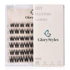 GloryStyles Samolepící segmentové řasy Invisible Band N033