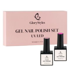 GloryStyles Sada gel laků GP16 Pink