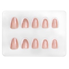 GloryStyles Nalepovací nehty - nude - 30 ks