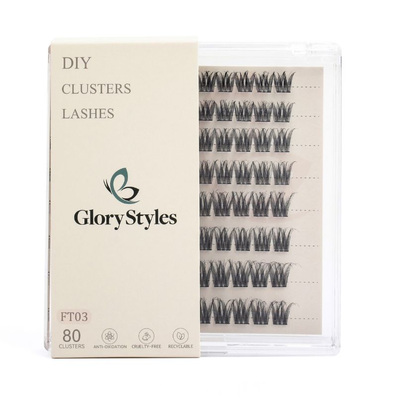 GloryStyles Segmentové řasy FT03 multipack