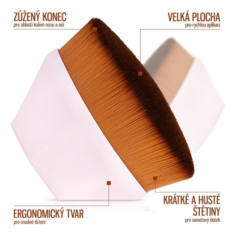 Maxi štětec na make-up GloryStyles