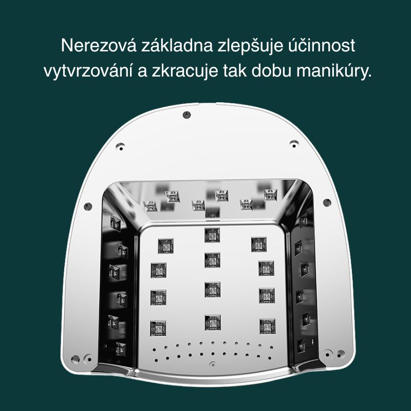Bezdrátová UV LED Lampa na nehty 120 W GloryStyles