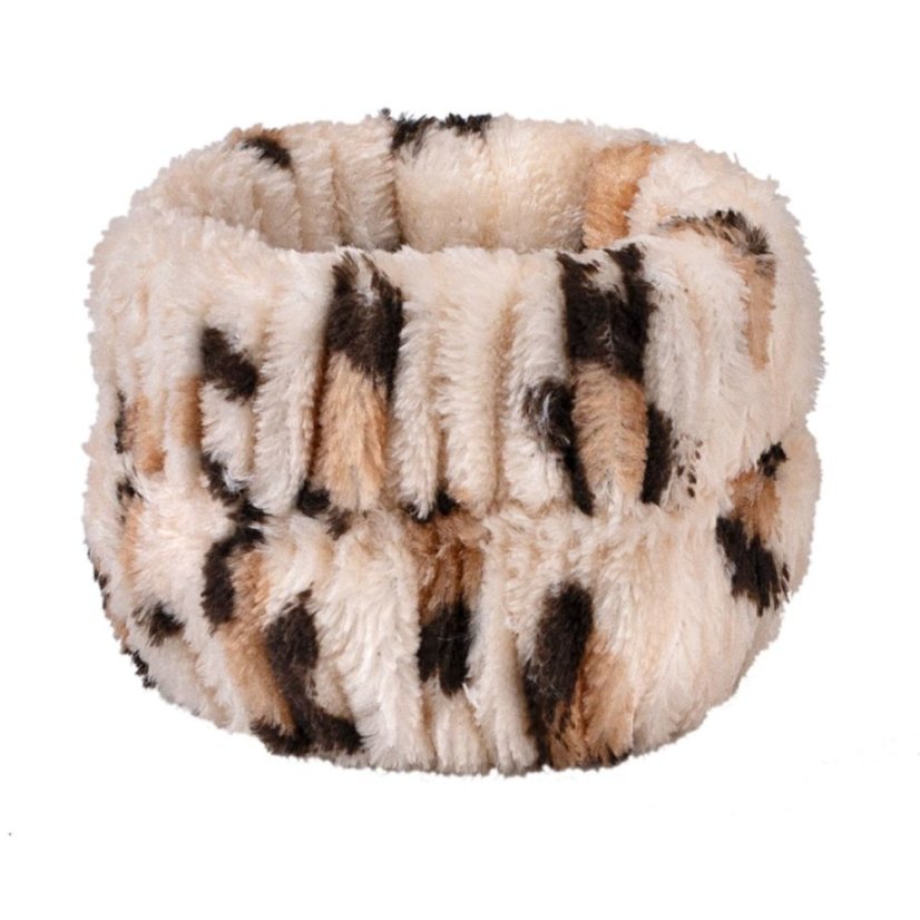 GloryStyles Náramky/potítka na mytí obličeje - leopardí