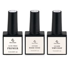 GloryStyles Sada primer + base coat + top coat