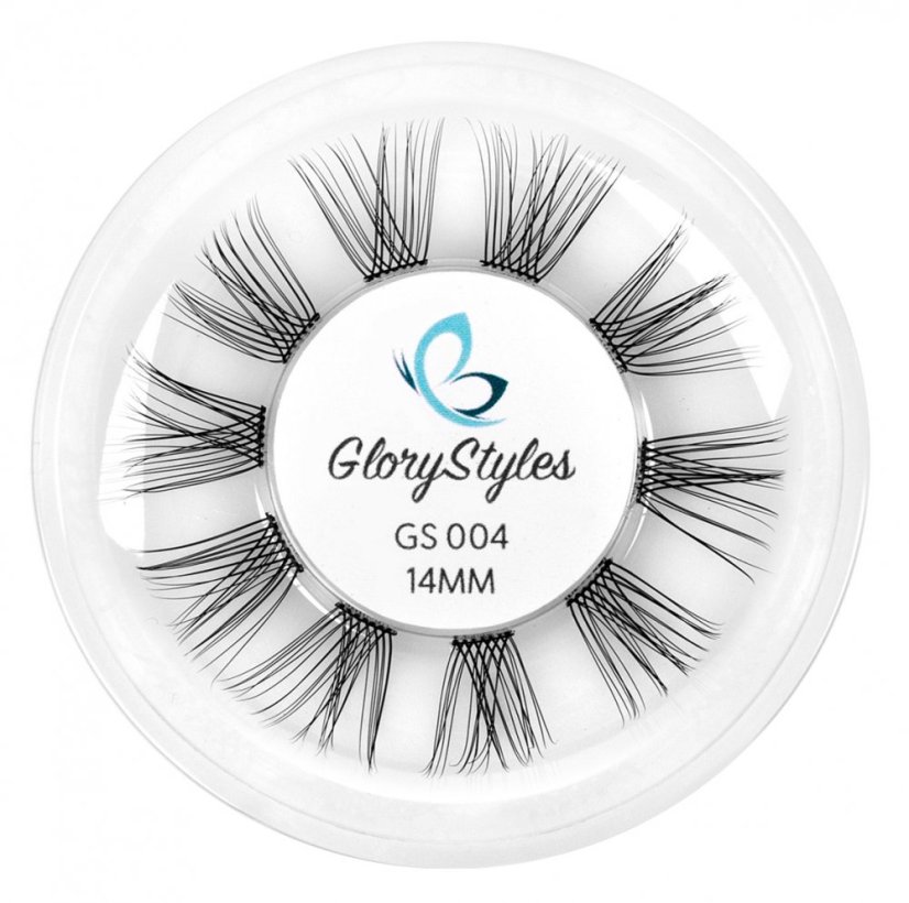 GloryStyles Segmentové řasy GS004 - Délka řas: 10 mm