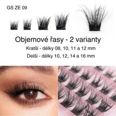 GloryStyles Samolepící segmentové řasy GS ZE 09