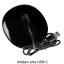 Kapesní kosmetické zrcátko s LED osvětlením BLACK GloryStyles