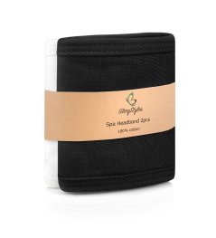 Kosmetická čelenka GloryStyles - černá/bílá