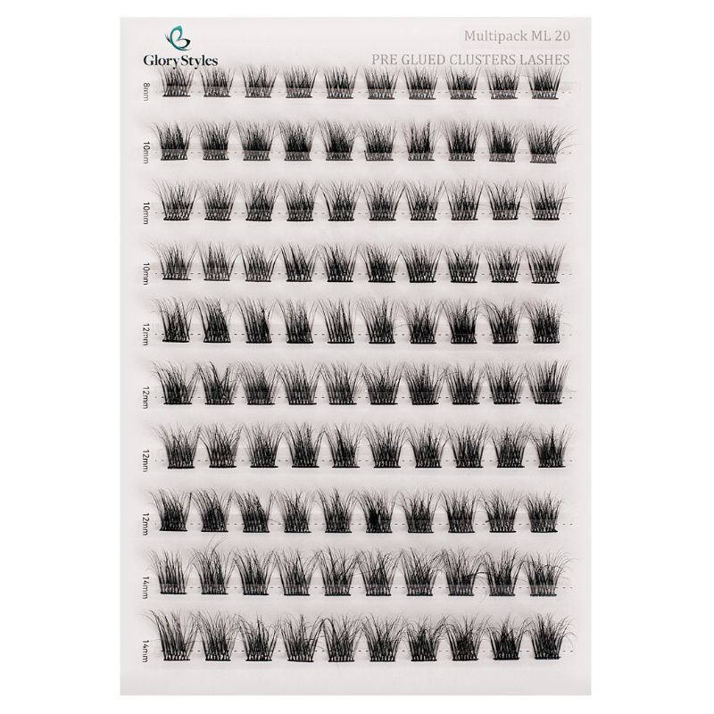 GloryStyles Samolepící řasy ML20-B multipack
