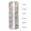 GloryStyles Sada kamínků na nehty 03 - mix crystal/crystal AB
