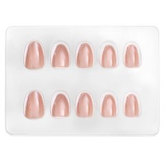 GloryStyles Nalepovací nehty - nude - 30 ks