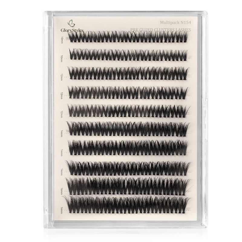 GloryStyles Samolepící řasy N154 multipack