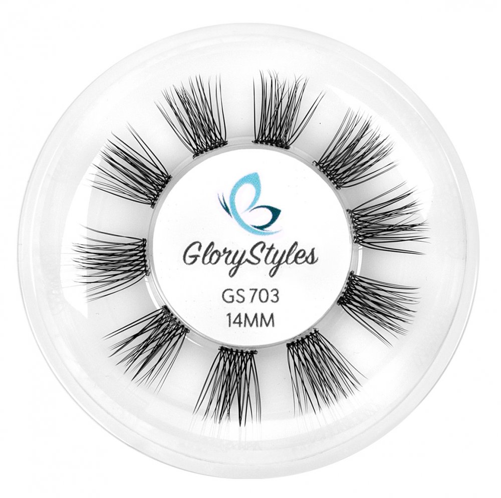 Levně GloryStyles Segmentové řasy GS703 14 mm